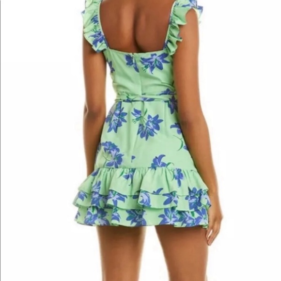 Likely Charlotte Ruffle Mini Dress SZ 6 NWT - Picture 2 of 7